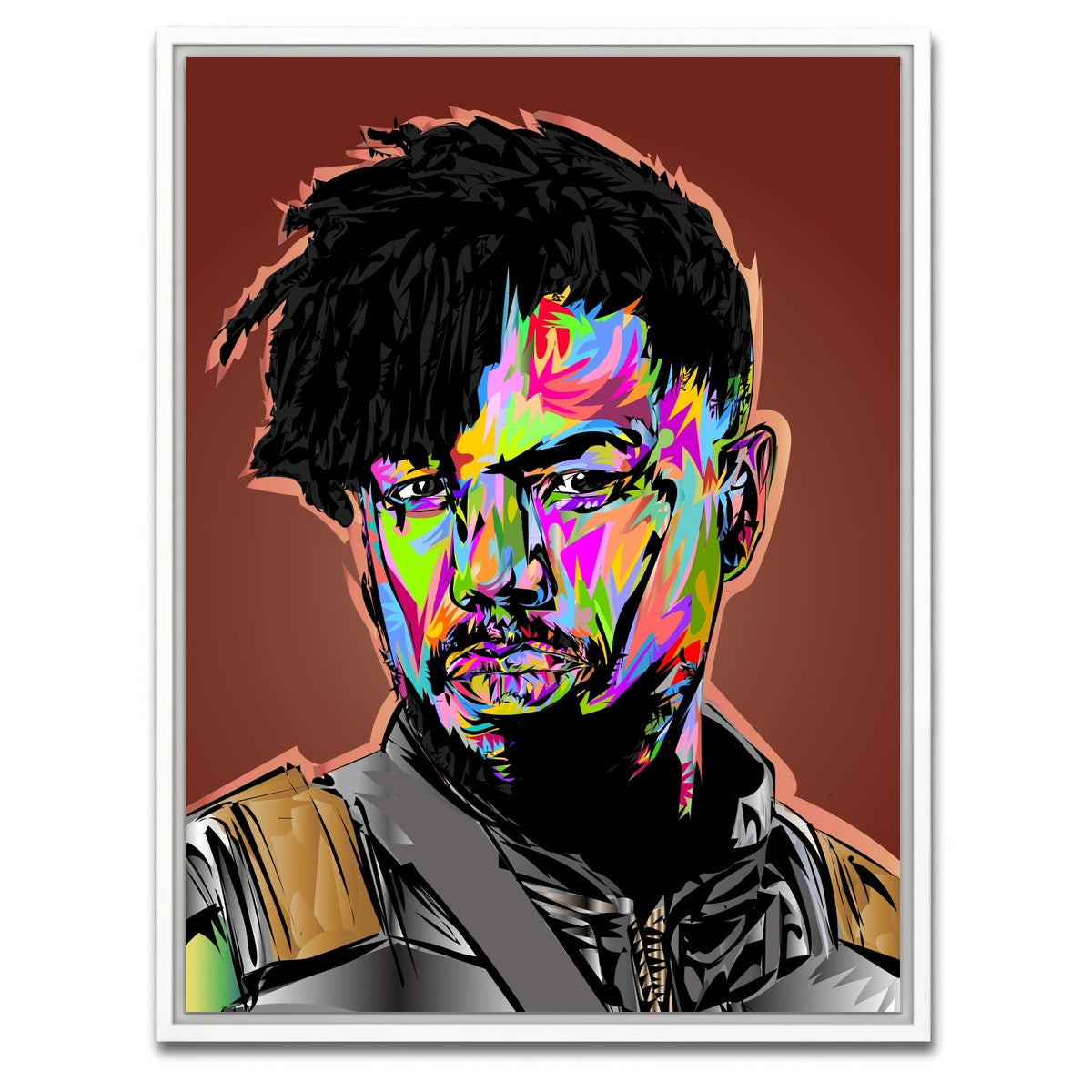 AUTO-MOCKUP WHITE | KILMONGER | 1 Piece | White Framed Canvas | group=3x4