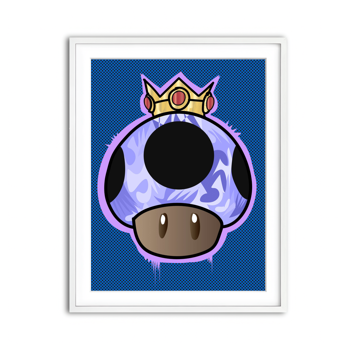 Framed Print 3x4 White