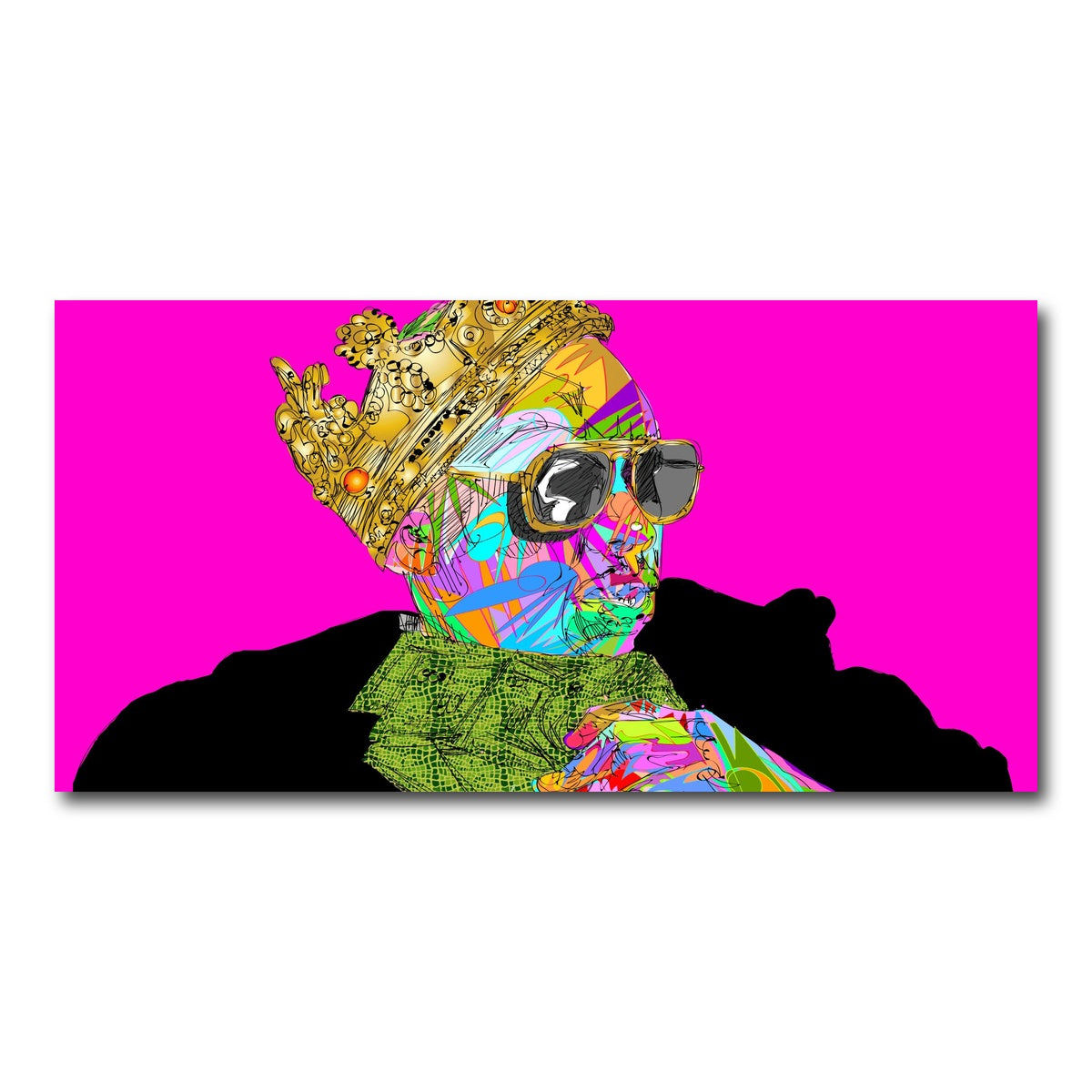 AUTO-MOCKUP WHITE | KING CHAPPELLE | 1 Piece | Gallery Wrap Canvas | group=2x1