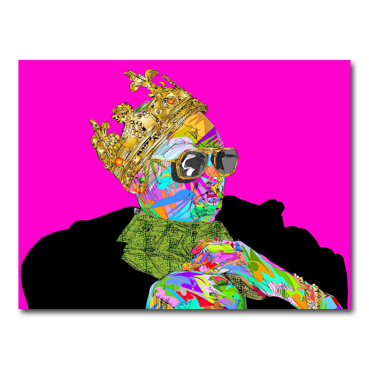 AUTO-MOCKUP WHITE | KING CHAPPELLE | 1 Piece | Gallery Wrap Canvas | group=4x3