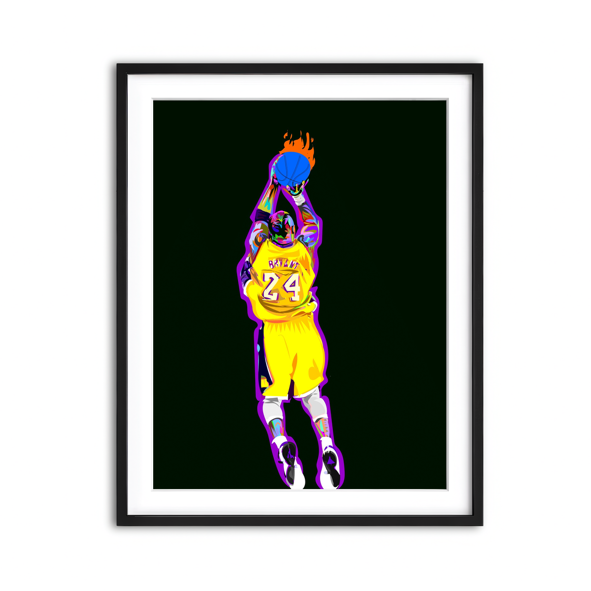 Framed Print 3x4 Black