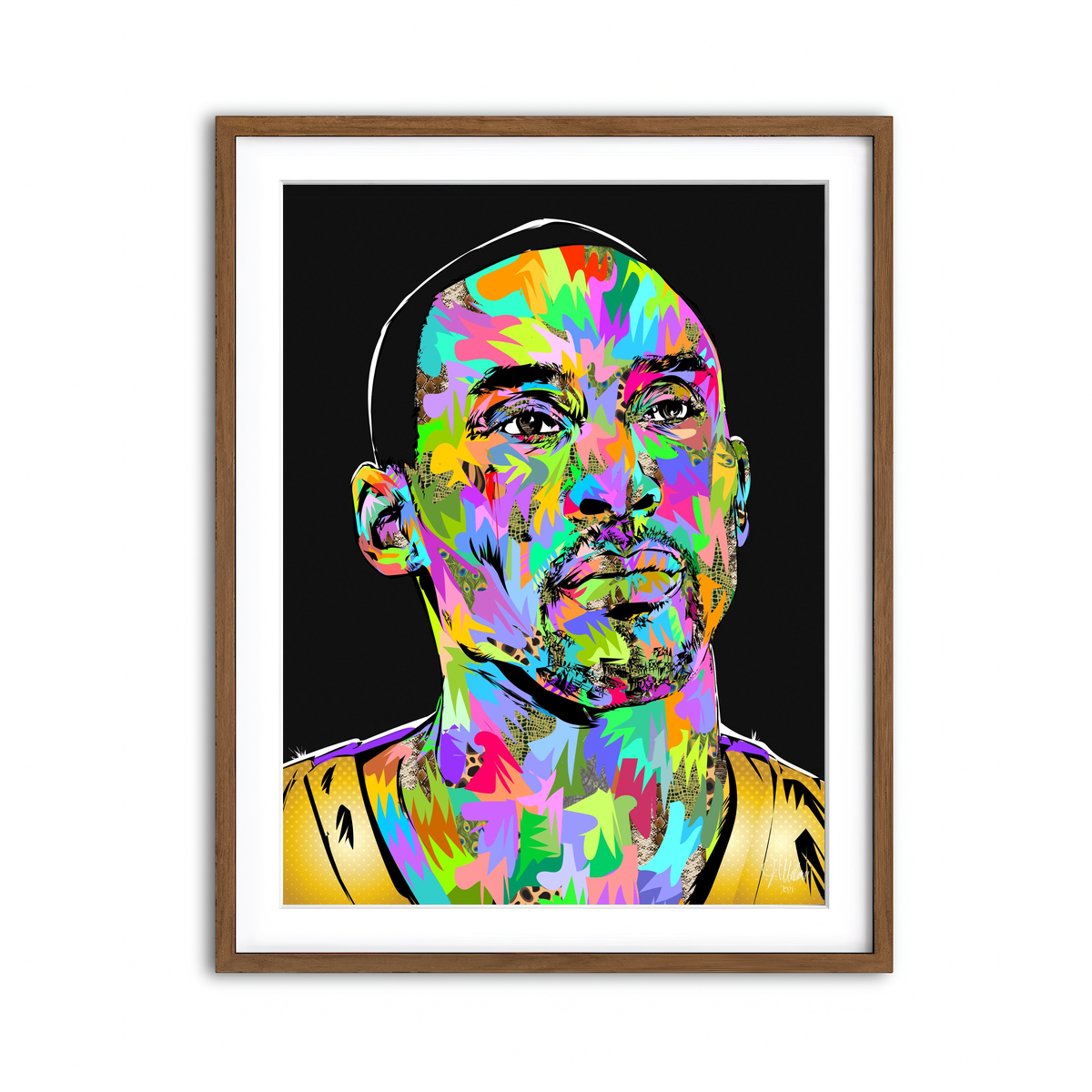 Framed Print 3x4 Walnut