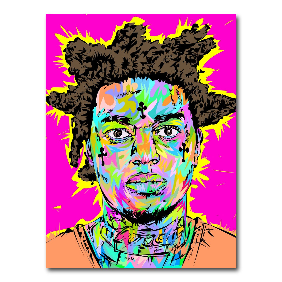 AUTO-MOCKUP WHITE | KODACK BLACK | 1 Piece | Gallery Wrap Canvas | group=3x4