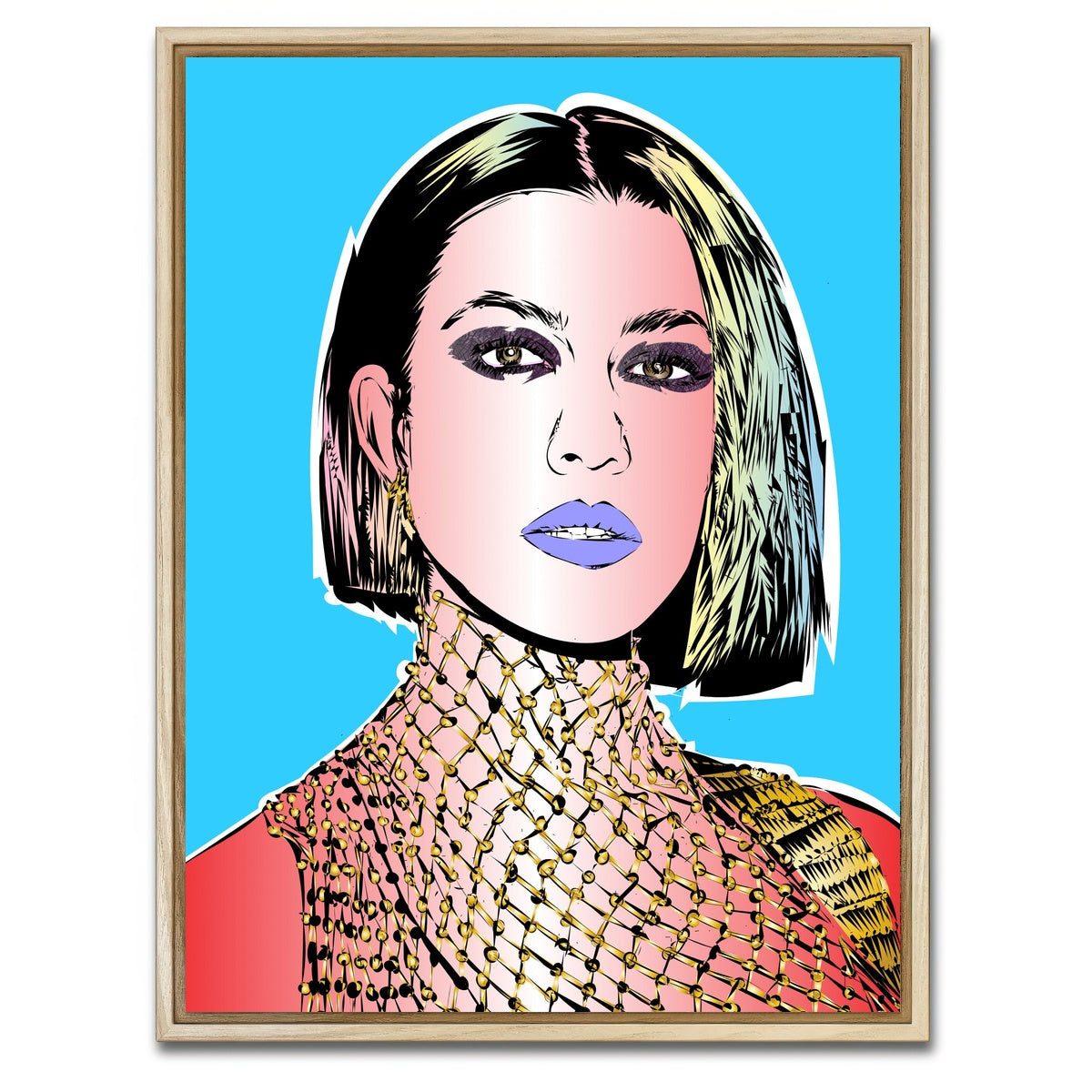 AUTO-MOCKUP WHITE | KOURTNEY | 1 Piece | Natural Framed Canvas | group=3x4