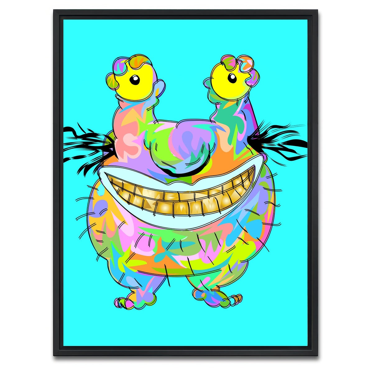 AUTO-MOCKUP WHITE | KRUMB | 1 Piece | Black Framed Canvas | group=3x4