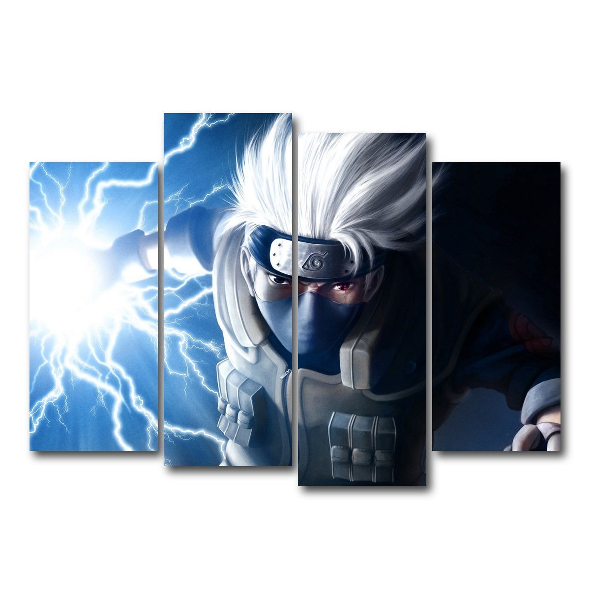 AUTO-MOCKUP WHITE | Kakashi | 4 Piece | Gallery Wrap Canvas | group=4_normal