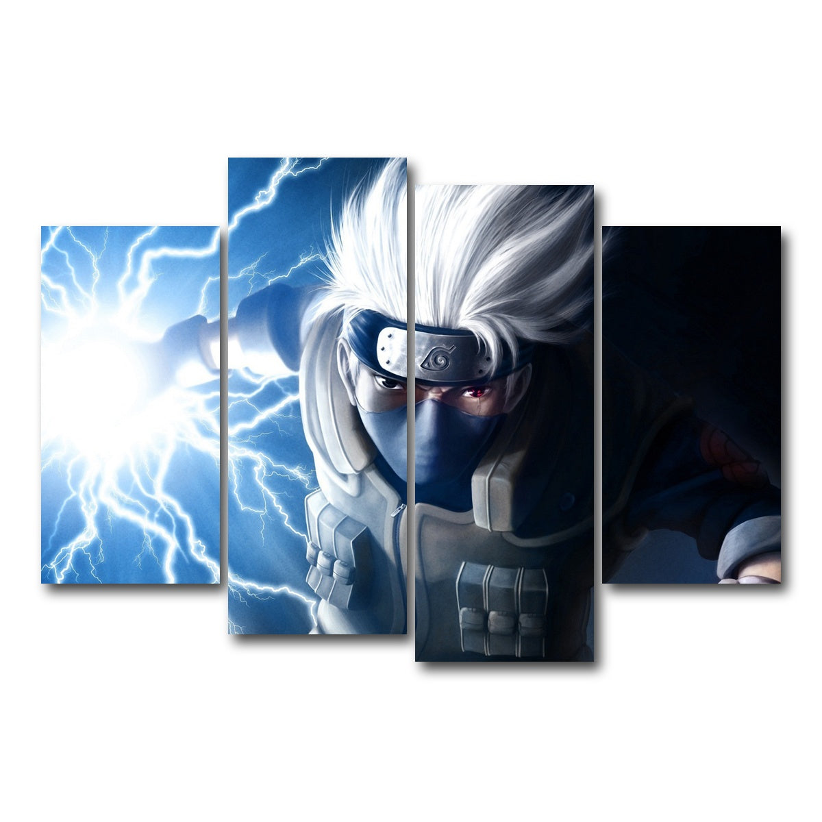 AUTO-MOCKUP WHITE | Kakashi | 4 Piece | Gallery Wrap Canvas | group=4_short