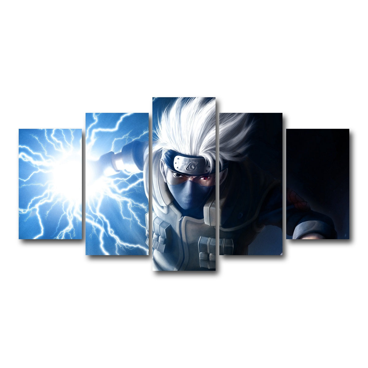 AUTO-MOCKUP WHITE | Kakashi | 5 Piece | Gallery Wrap Canvas | group=5_normal