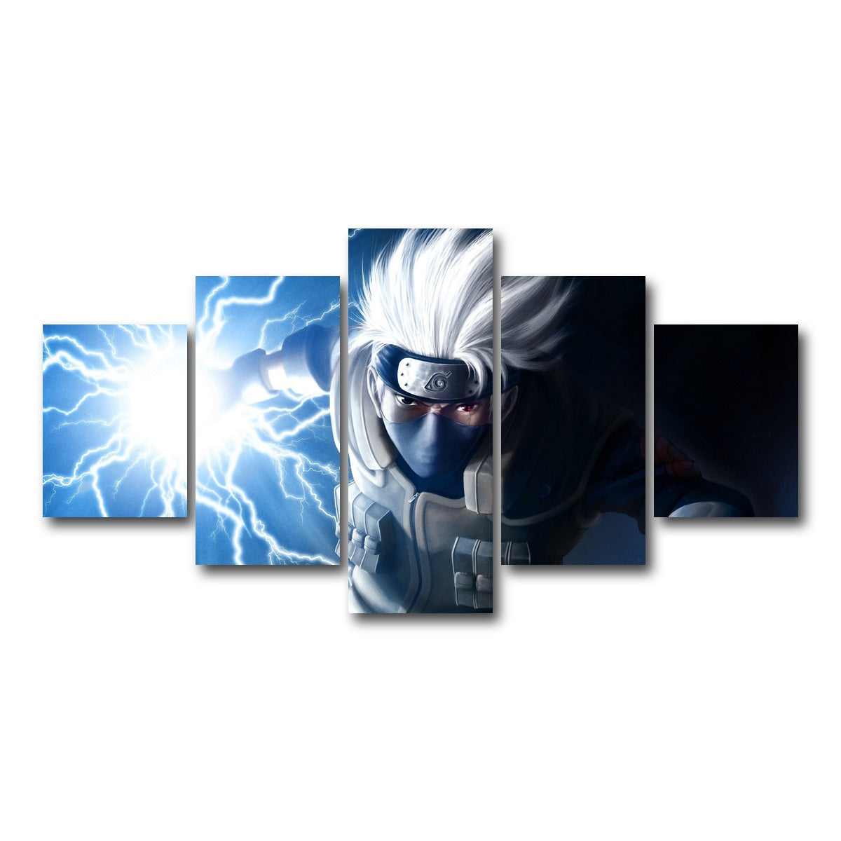 AUTO-MOCKUP WHITE | Kakashi | 5 Piece | Gallery Wrap Canvas | group=5_short