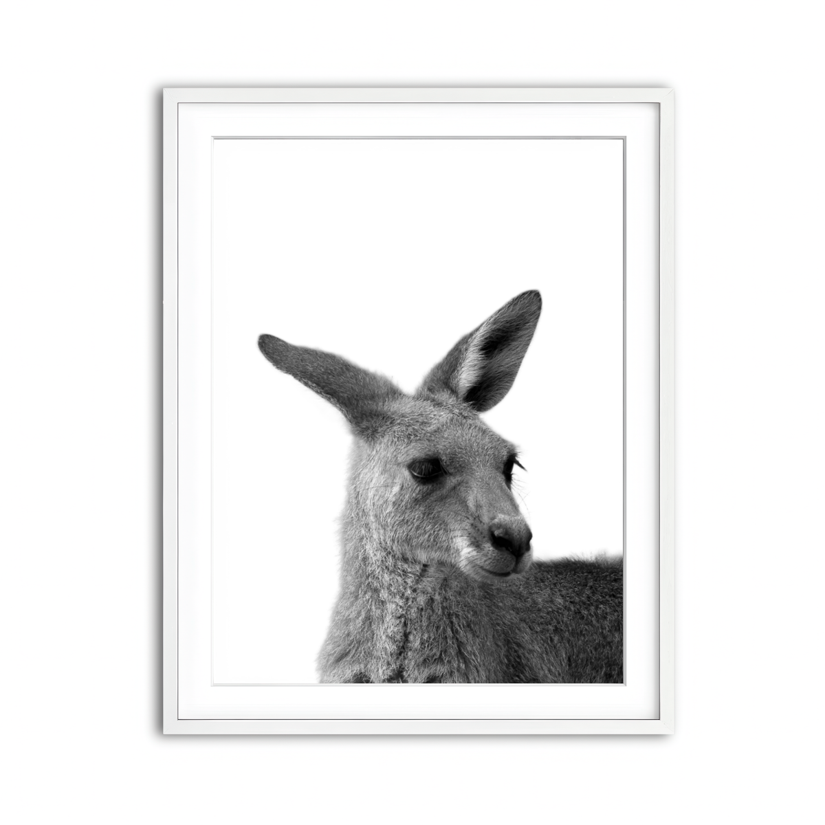 Framed Print 3x4 White