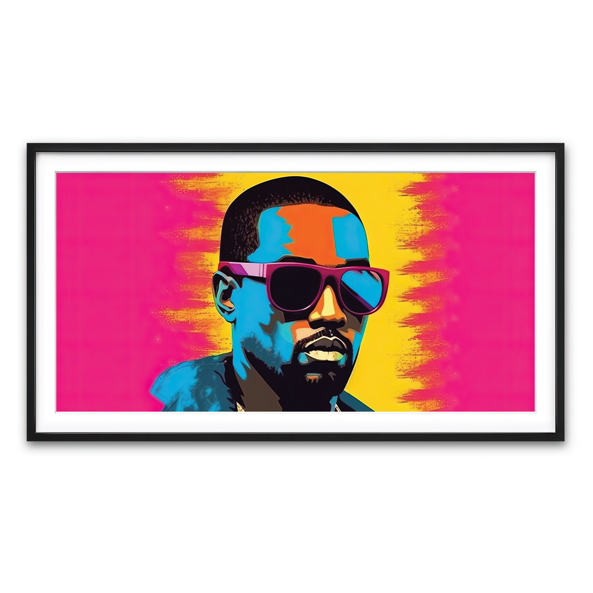 Framed Print 2x1 Black