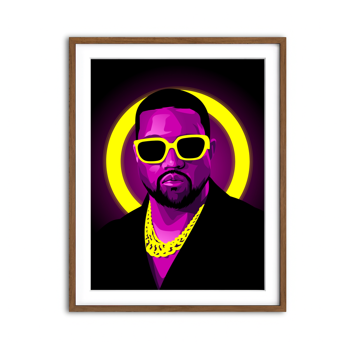 Framed Print 3x4 Walnut