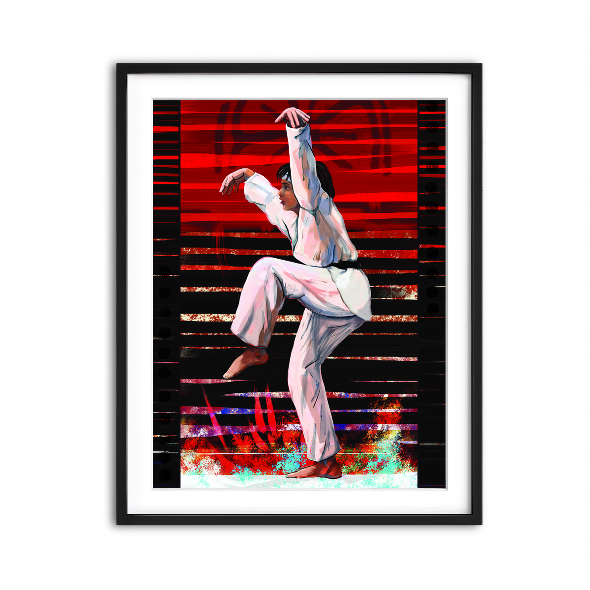 Framed Print 3x4 Black