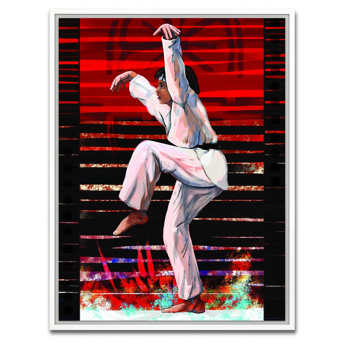 AUTO-MOCKUP WHITE | Karate Kid | 1 Piece | White Framed Canvas | group=3x4