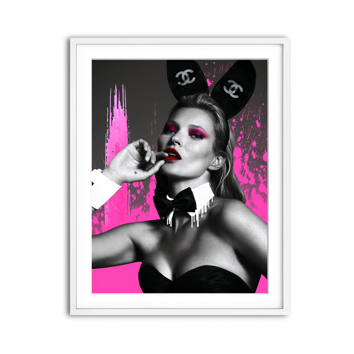 Framed Print 3x4 White