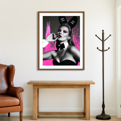 AUTO-MOCKUP ROOM | Kate Moss Chanel Wall Art