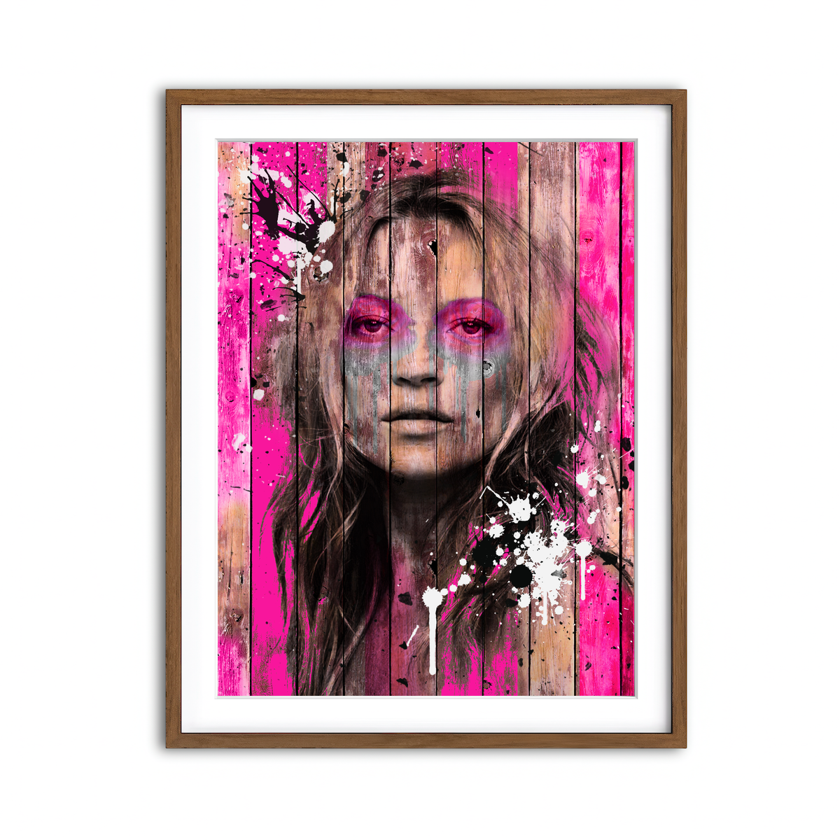 Framed Print 3x4 Walnut