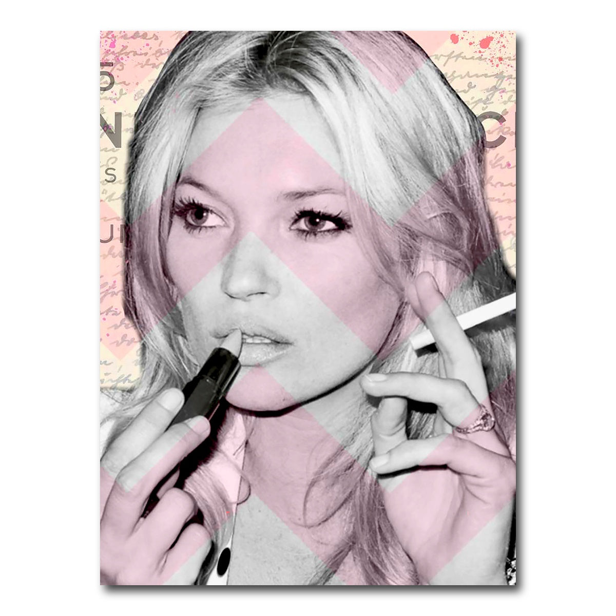 AUTO-MOCKUP WHITE | Kate Moss | 1 Piece | Gallery Wrap Canvas | group=3x4