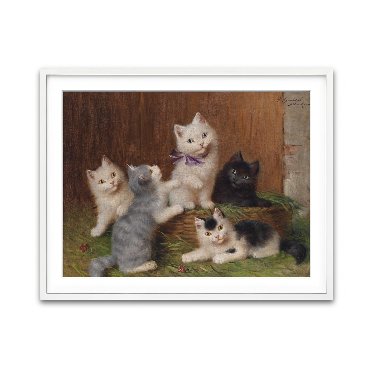 Framed Print 4x3 White