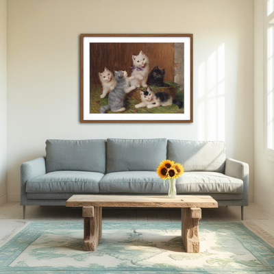 AUTO-MOCKUP ROOM | Katzenkinder Wall Art