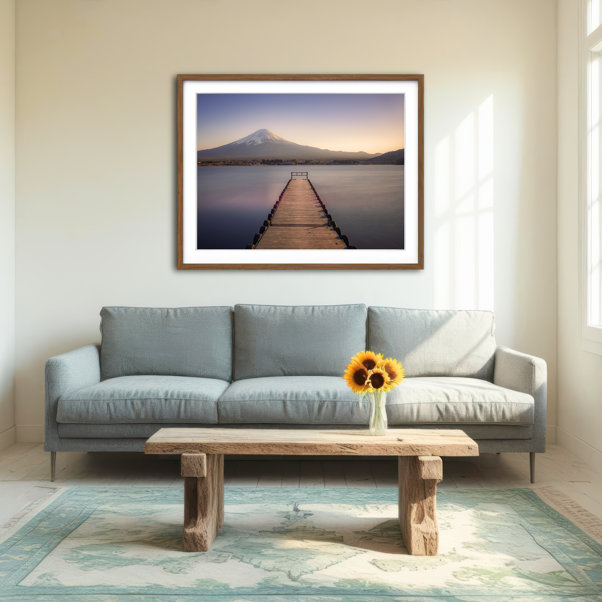 AUTO-MOCKUP ROOM | Kawaguchiko Lake Wall Art
