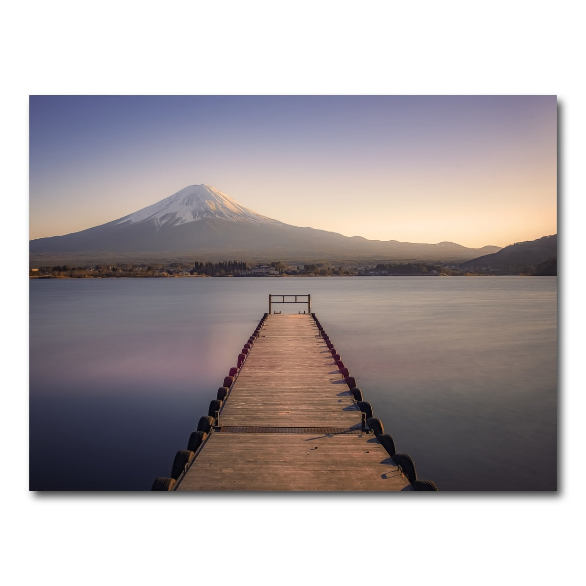 AUTO-MOCKUP WHITE | Kawaguchiko Lake | 1 Piece | Gallery Wrap Canvas | group=4x3