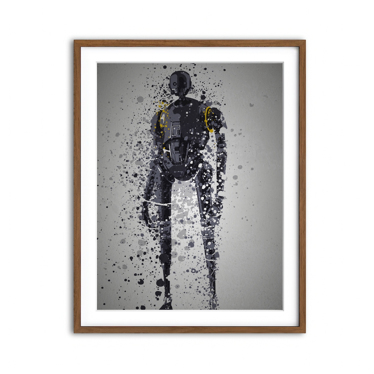 Framed Print 3x4 Walnut