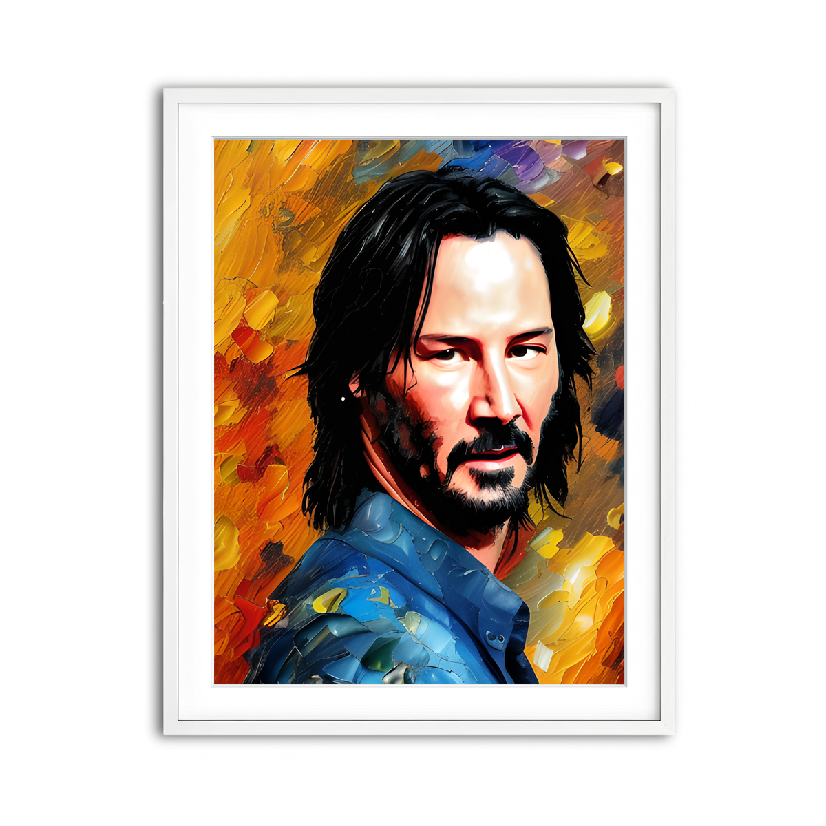 Framed Print 3x4 White