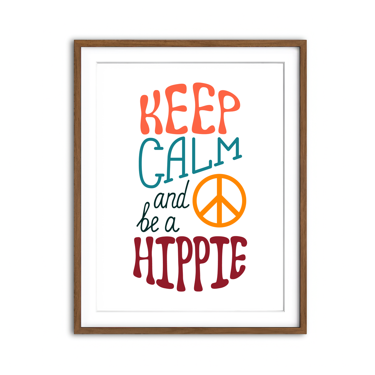 Framed Print 3x4 Walnut