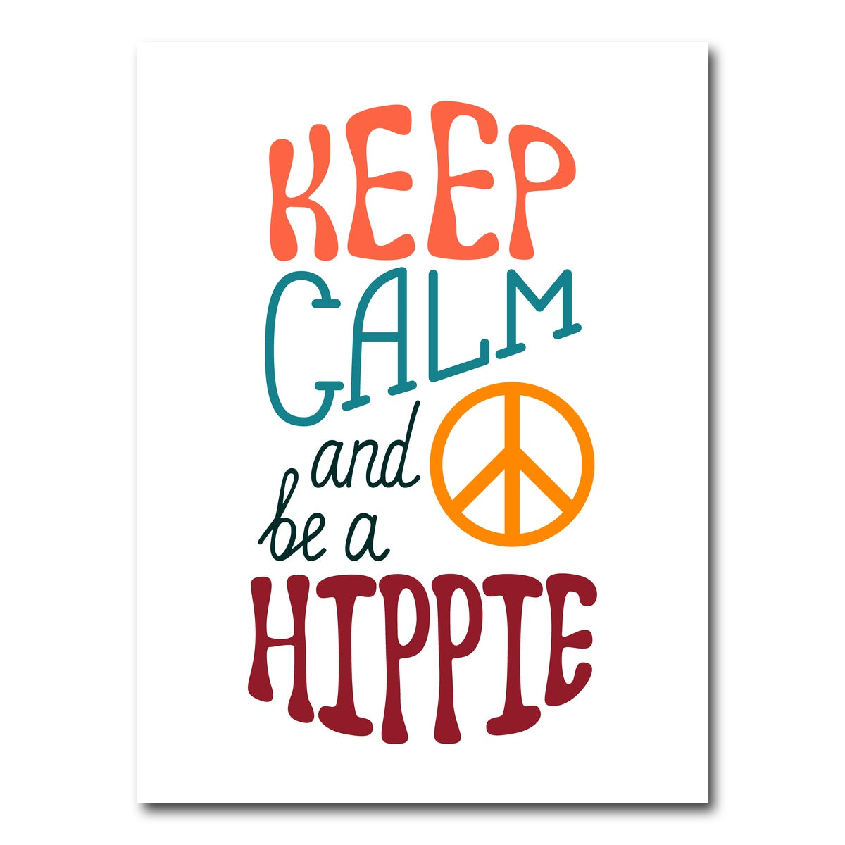 AUTO-MOCKUP WHITE | Keep Hippie | 1 Piece | Gallery Wrap Canvas | group=3x4