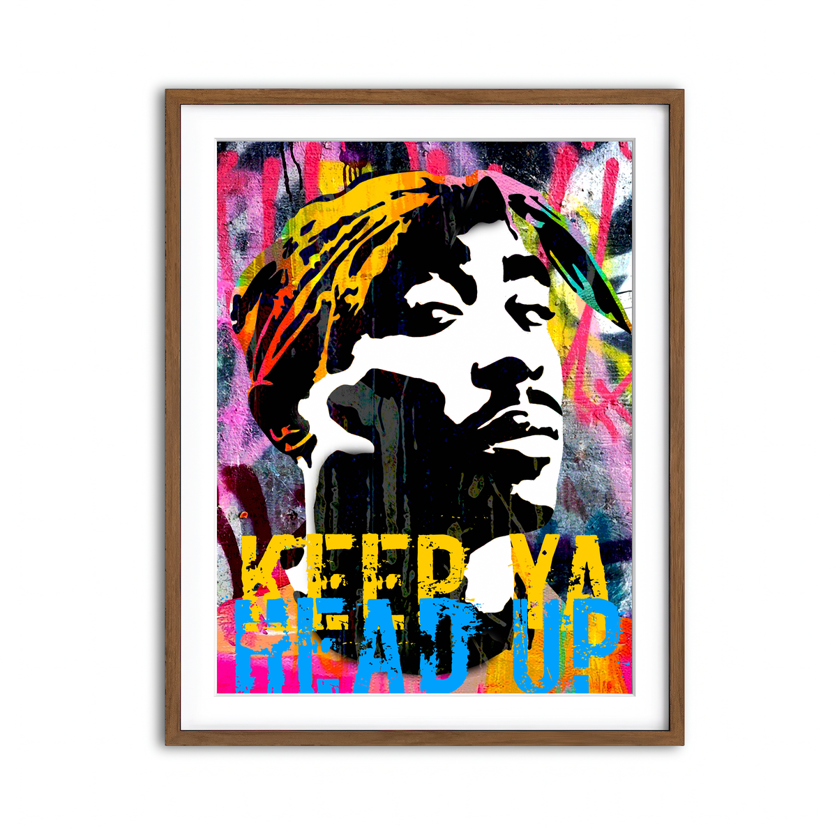 Framed Print 3x4 Walnut