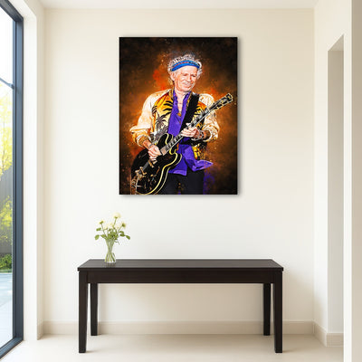 AUTO-MOCKUP ROOM | Keith Richards Painting