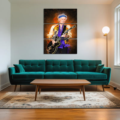 AUTO-MOCKUP ROOM | Keith Richards Painting