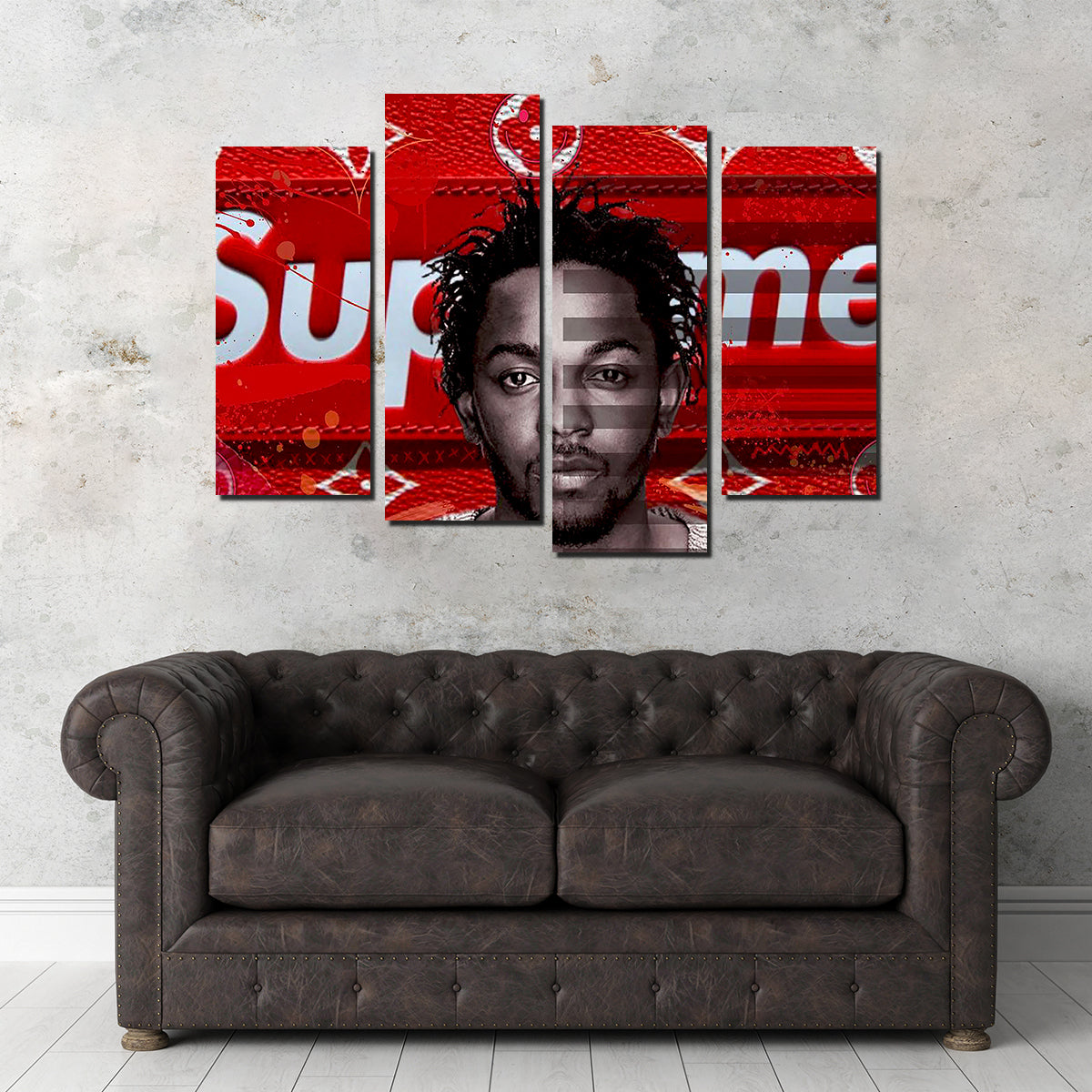 Supreme shop canvas art