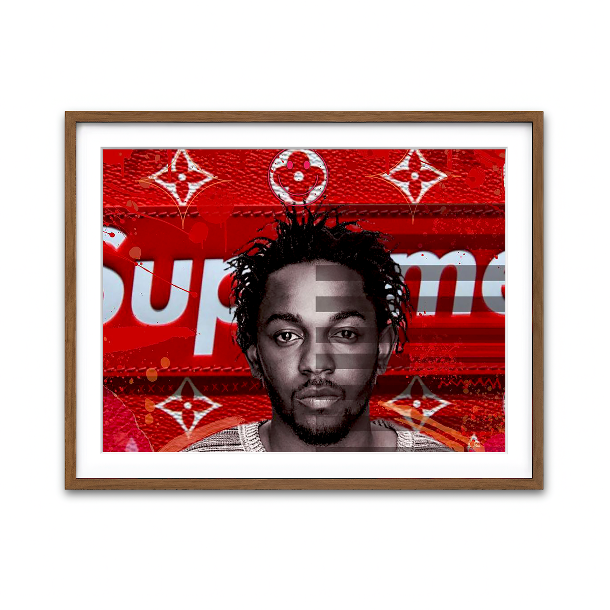 Framed Print 4x3 Walnut