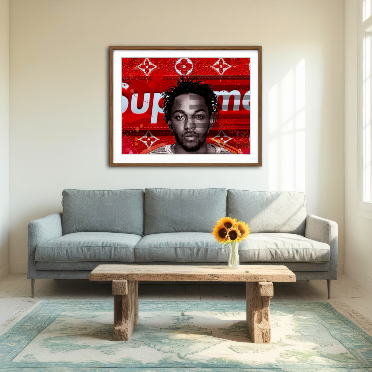 AUTO-MOCKUP ROOM | Kendrick Supreme Wall Art