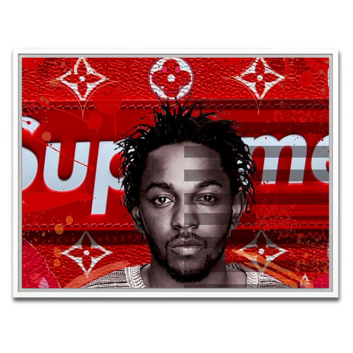 AUTO-MOCKUP WHITE | Kendrick Supreme | 1 Piece | White Framed Canvas | group=4x3