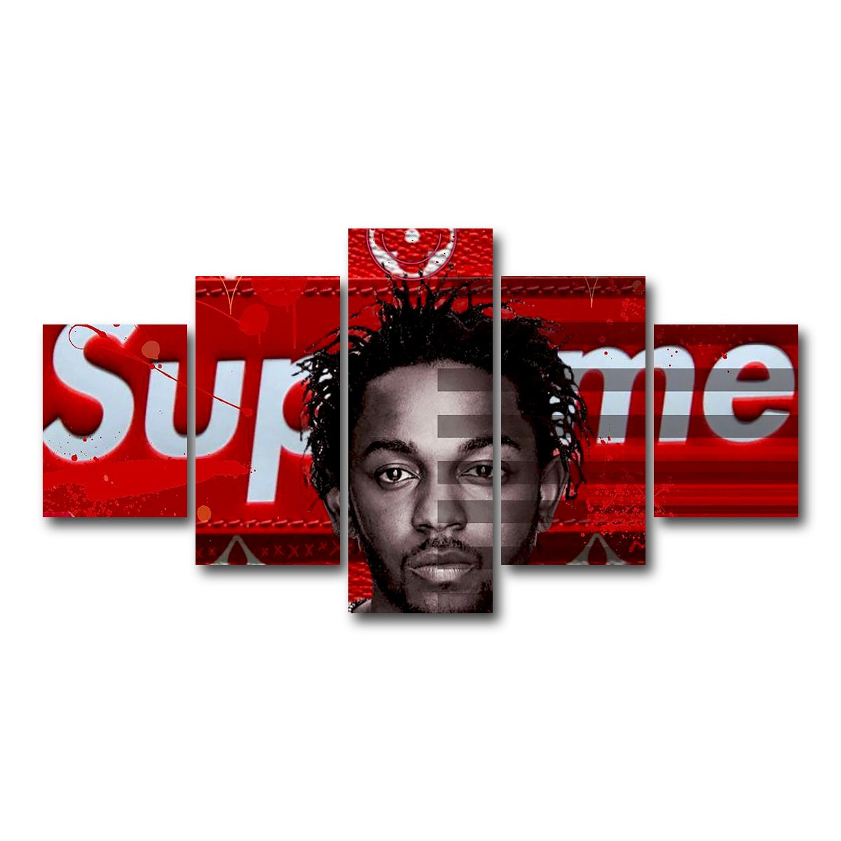 AUTO-MOCKUP WHITE | Kendrick Supreme | 5 Piece | Gallery Wrap Canvas | group=5_short