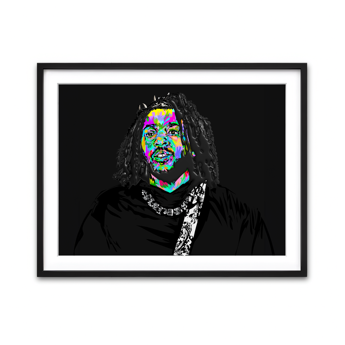 Framed Print 4x3 Black