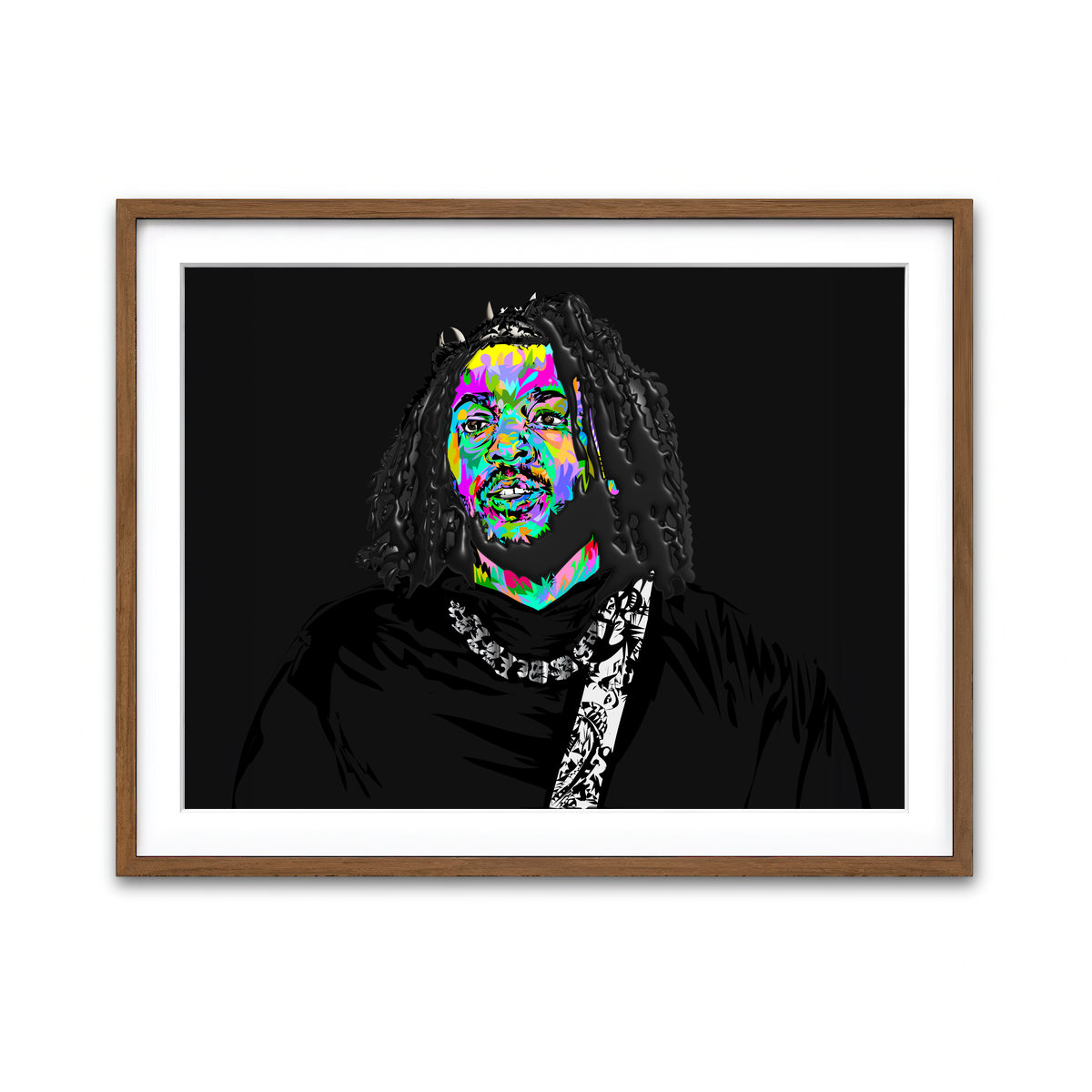 Framed Print 4x3 Walnut