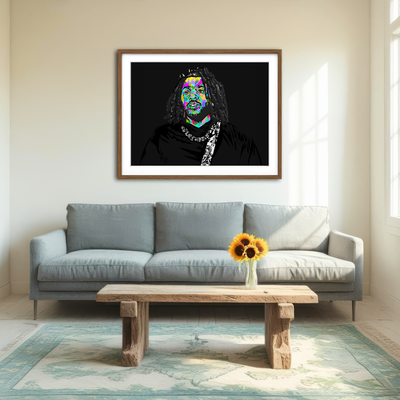 AUTO-MOCKUP ROOM | Kendrick Thorns Wall Art