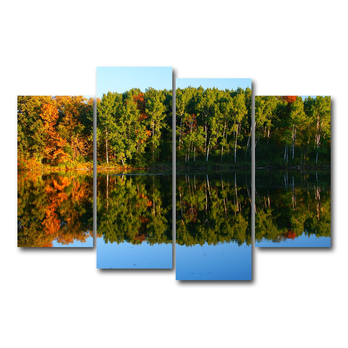AUTO-MOCKUP WHITE | Kettle Moraine State Forest | 4 Piece | Gallery Wrap Canvas | group=4_short