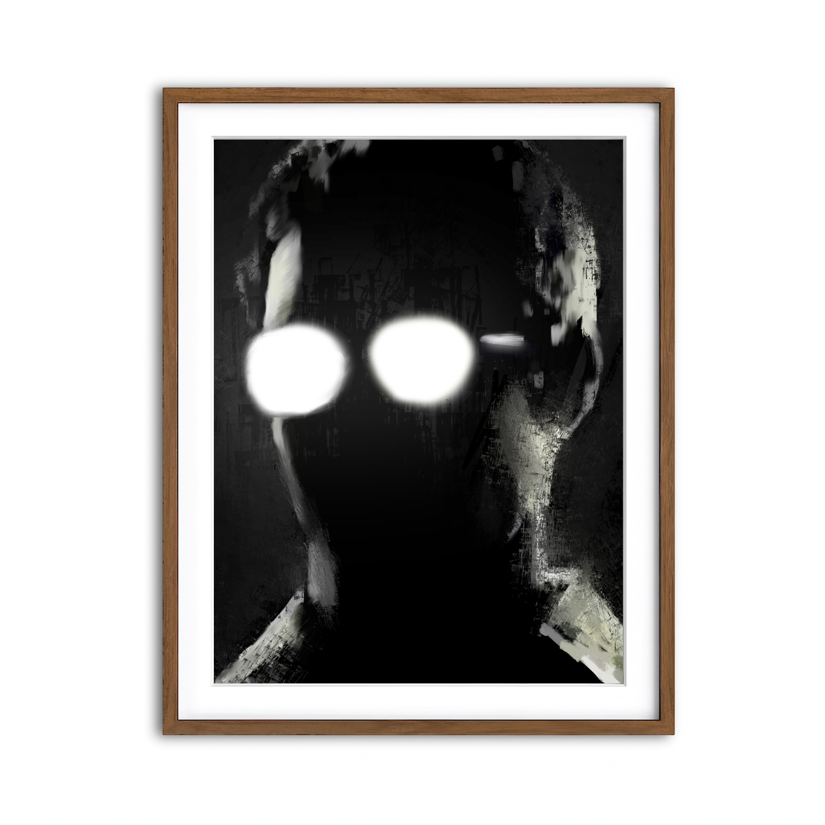 Framed Print 3x4 Walnut