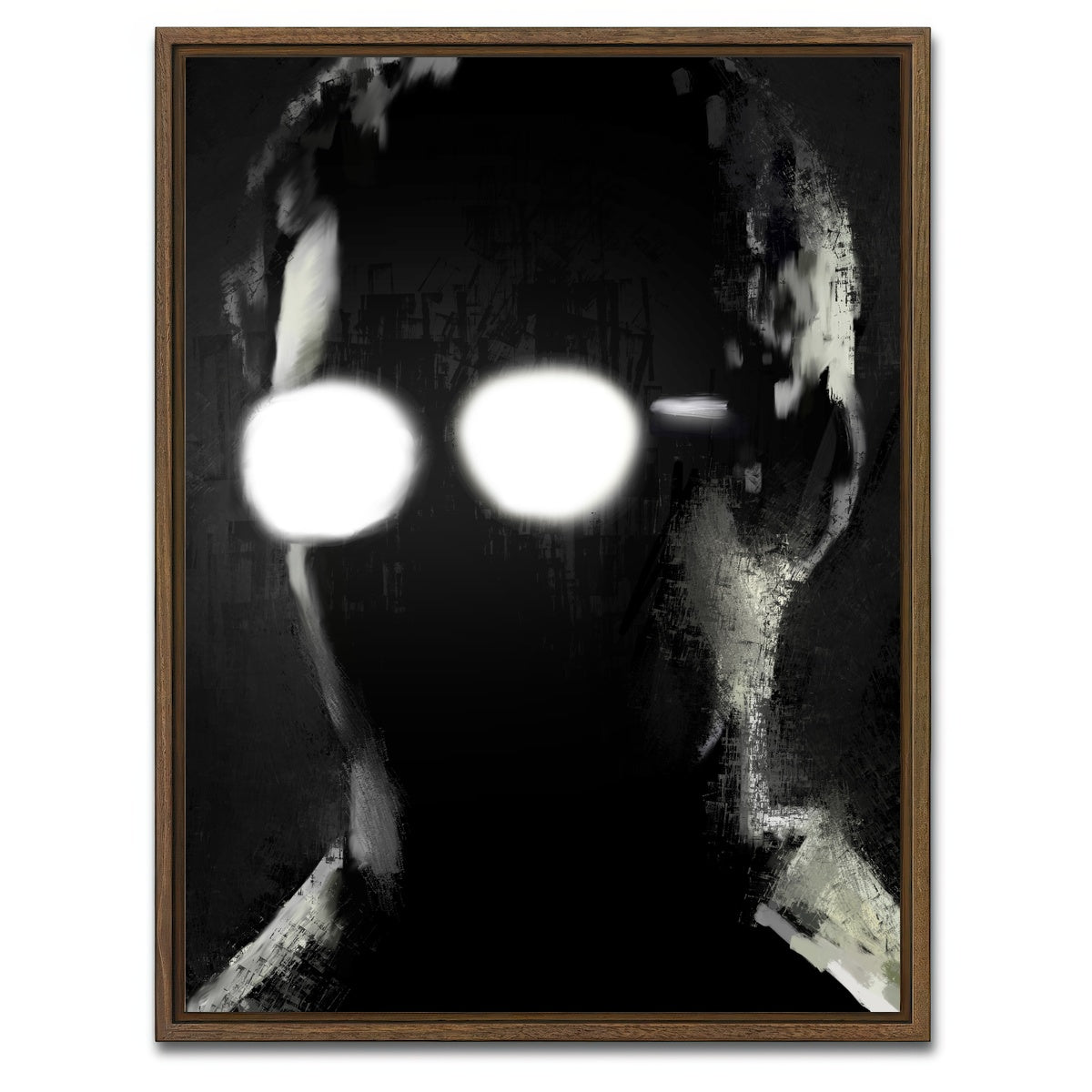 AUTO-MOCKUP WHITE | Kevin Sin City | 1 Piece | Walnut Framed Canvas | group=3x4