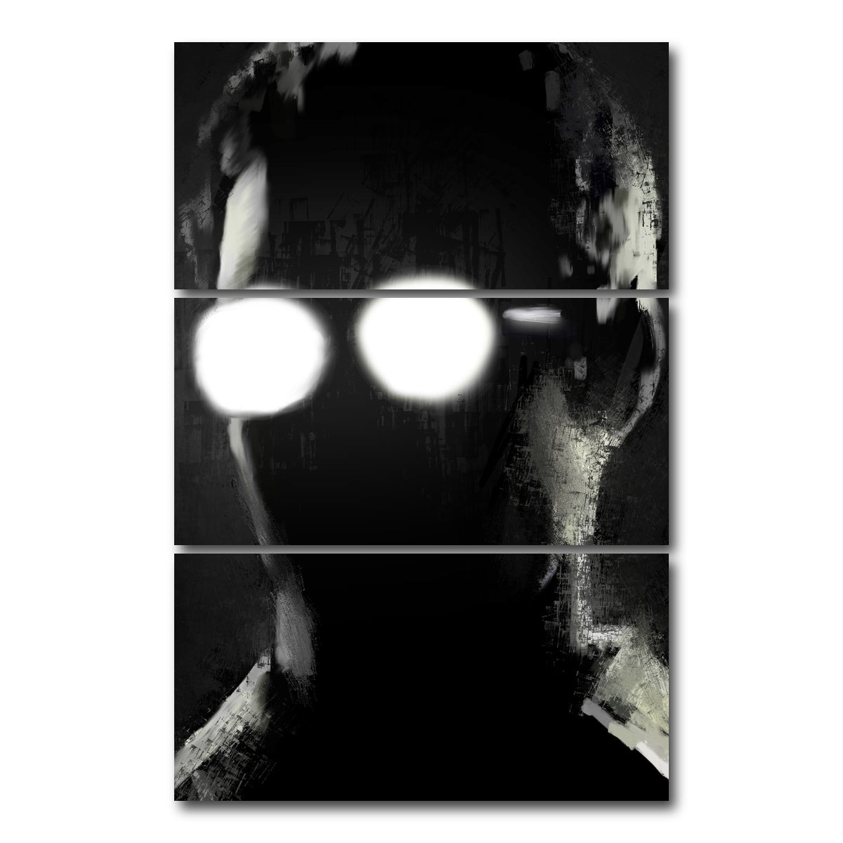 AUTO-MOCKUP WHITE | Kevin Sin City | 3 Piece | Gallery Wrap Canvas | group=12x24_stacked