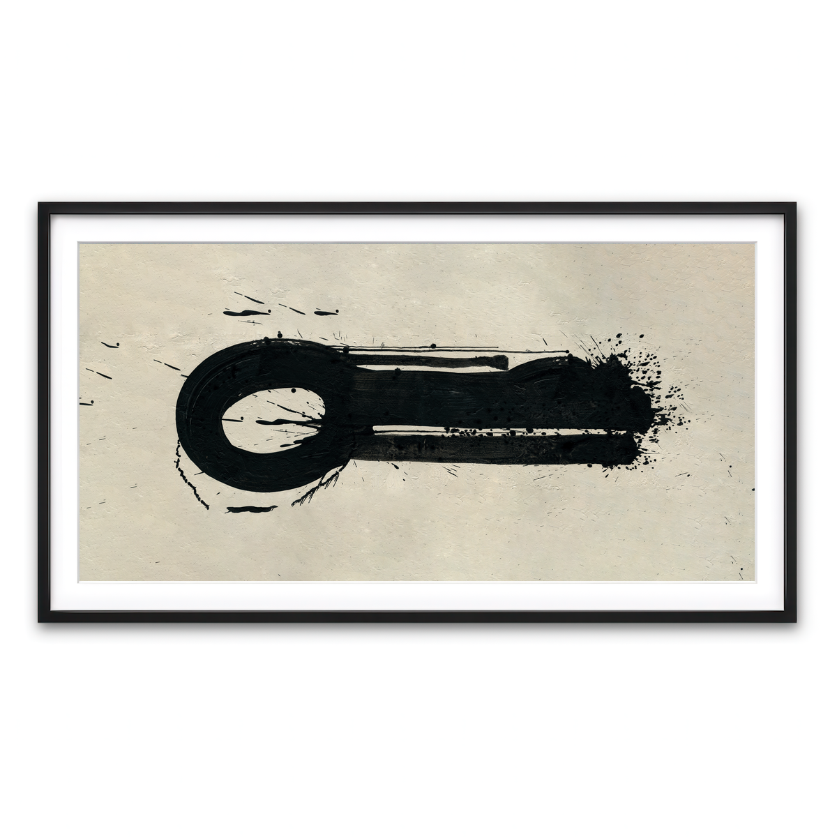 Framed Print 2x1 Black