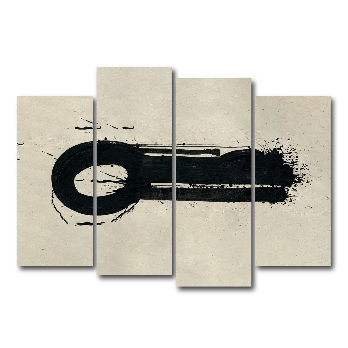 AUTO-MOCKUP WHITE | Key Black | 4 Piece | Gallery Wrap Canvas | group=4_normal