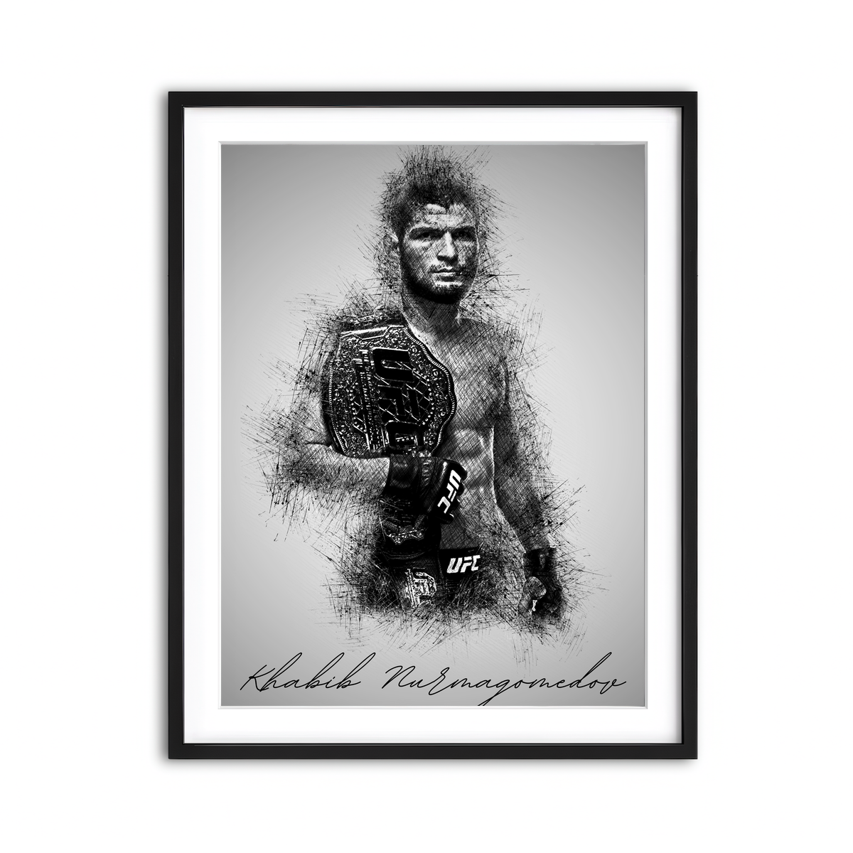 Framed Print 3x4 Black