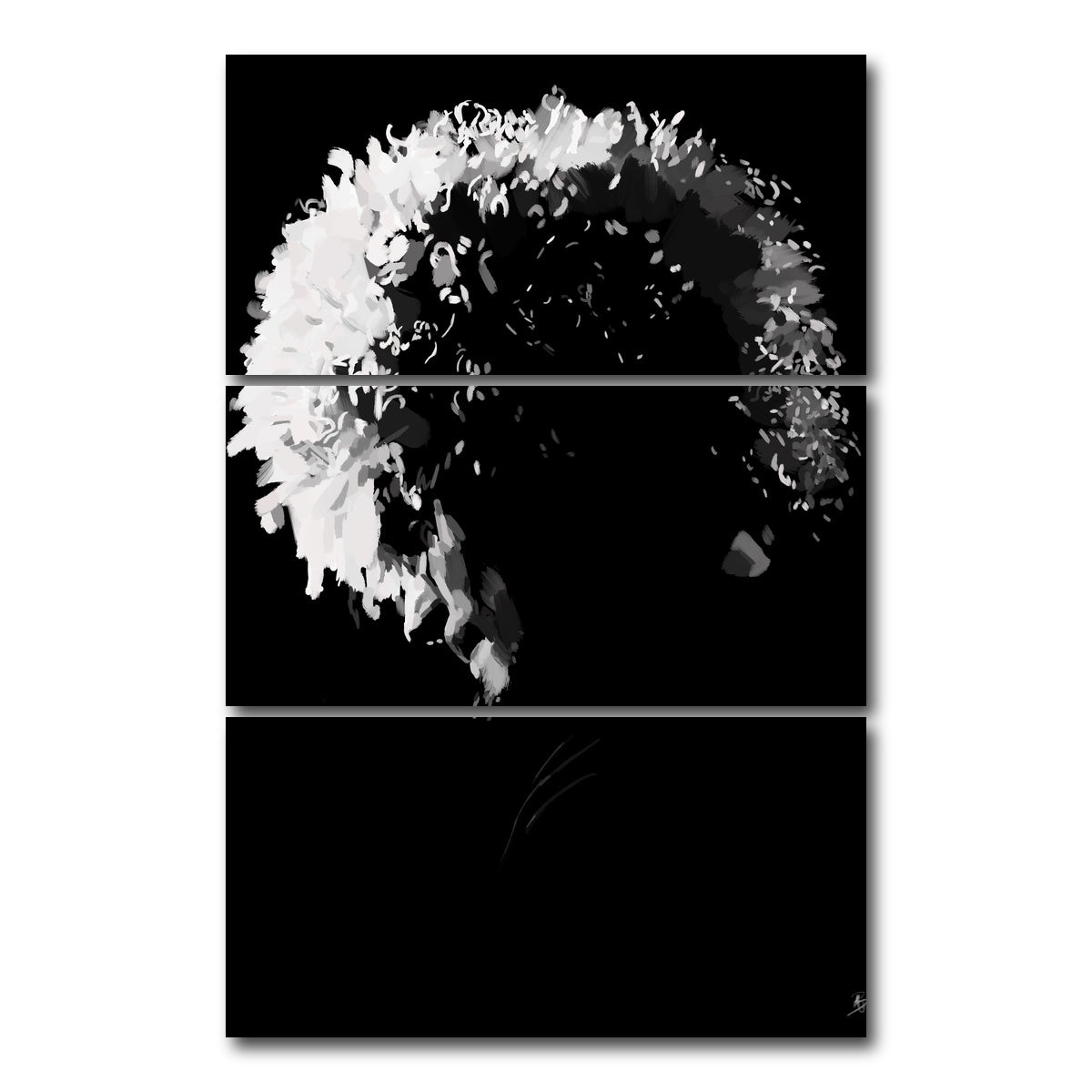 AUTO-MOCKUP WHITE | Khabib | 3 Piece | Gallery Wrap Canvas | group=12x24_stacked