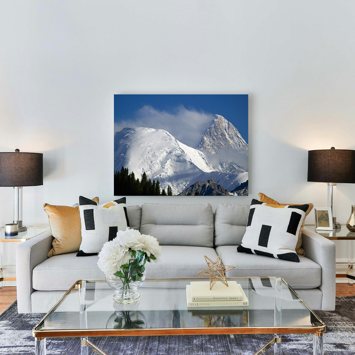 Khan Tengri and Bayankol Peaks Wall Art